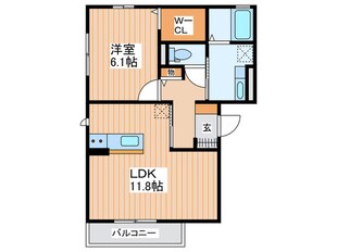 クレヴィアメゾンの物件間取画像